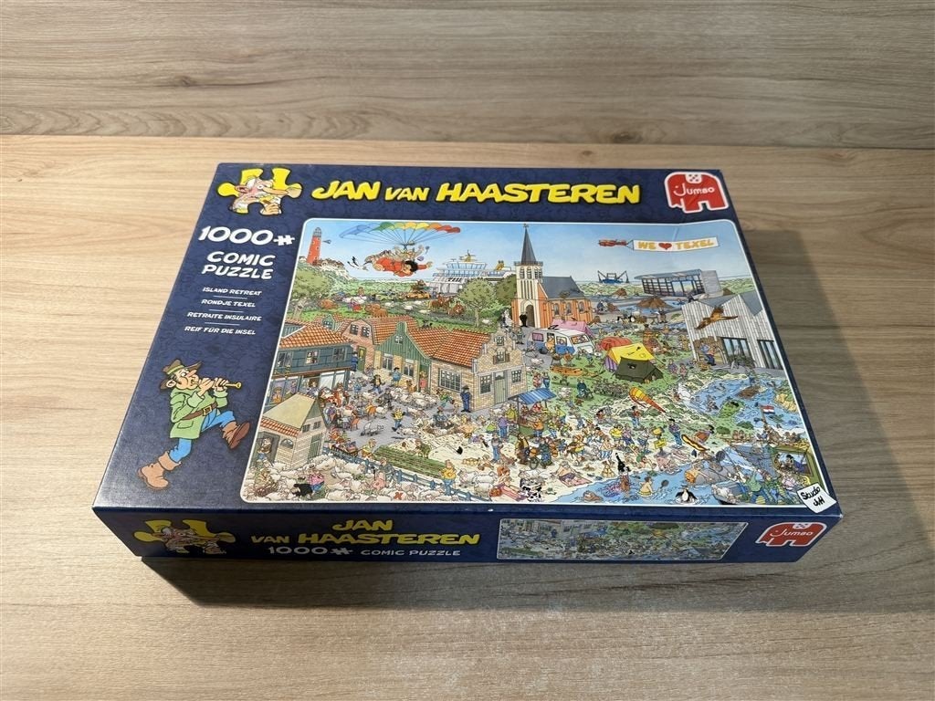Jan van Haasteren - rondje texel - 1000 stuks - s6294, Verzenden, 500 t/m 1500 stukjes, Zo goed als nieuw