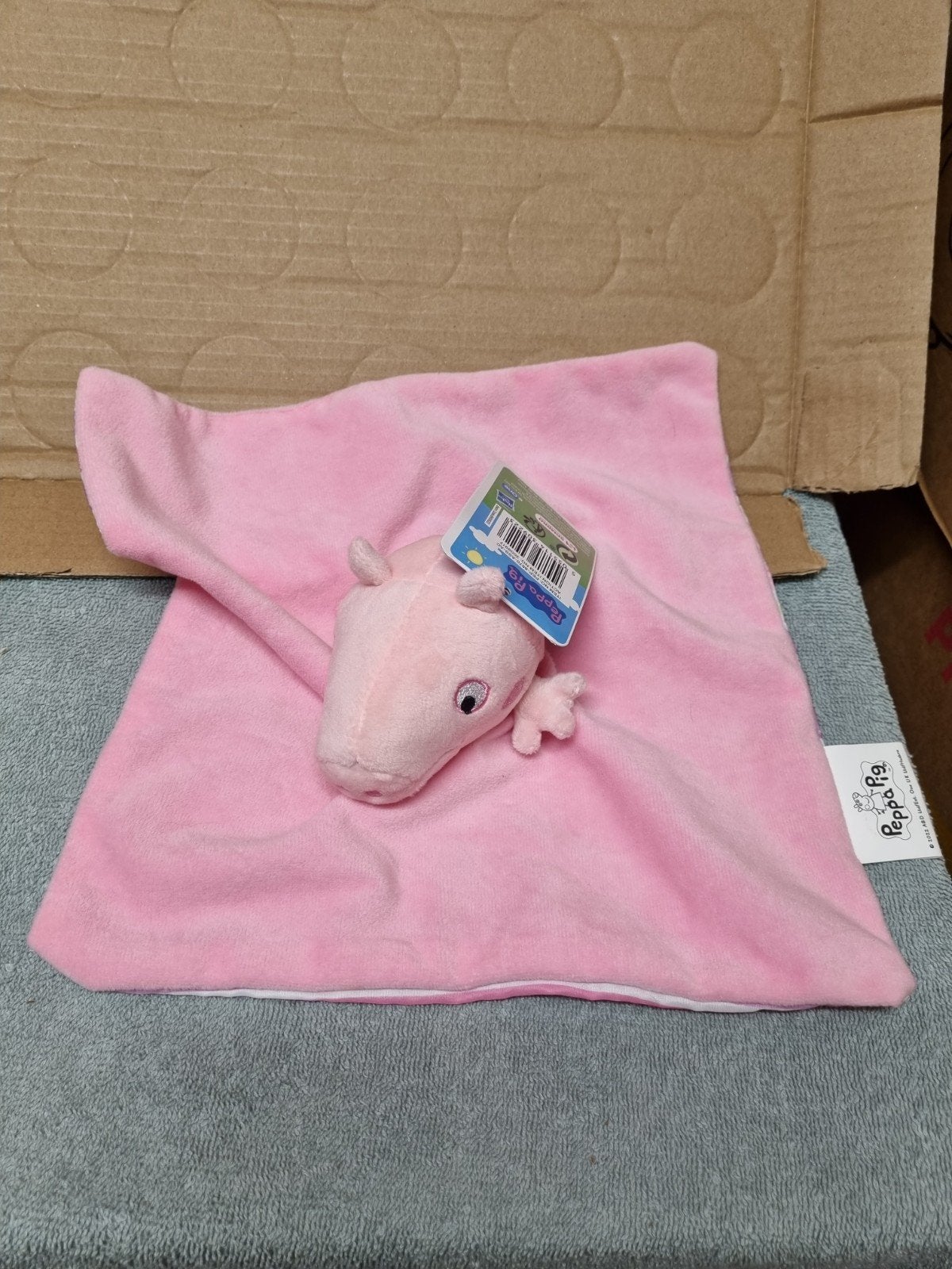 pepa pig knuffel doekje roze nr 1, Ophalen of Verzenden, Nieuw, Overige typen