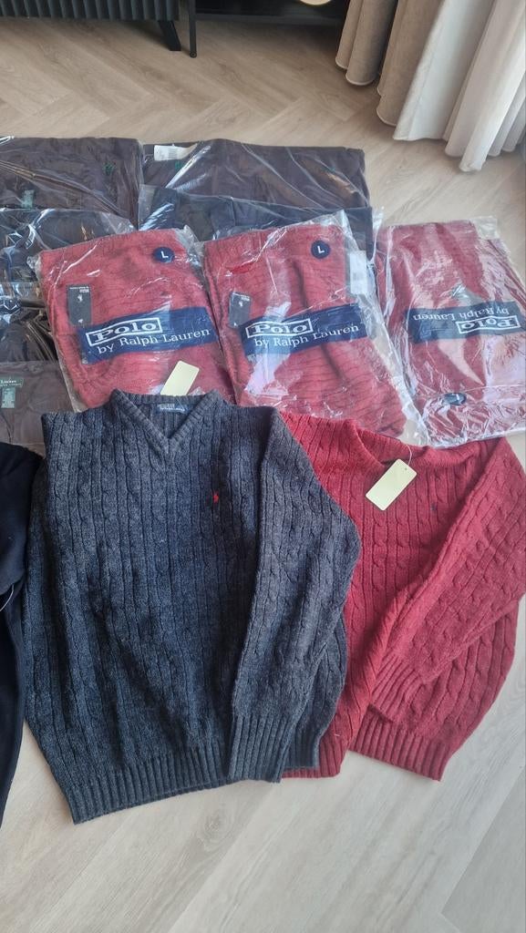 Partij 16x Vintage Ralph Lauren Kleding Heren/Dames M-XXXL, Ophalen of Verzenden