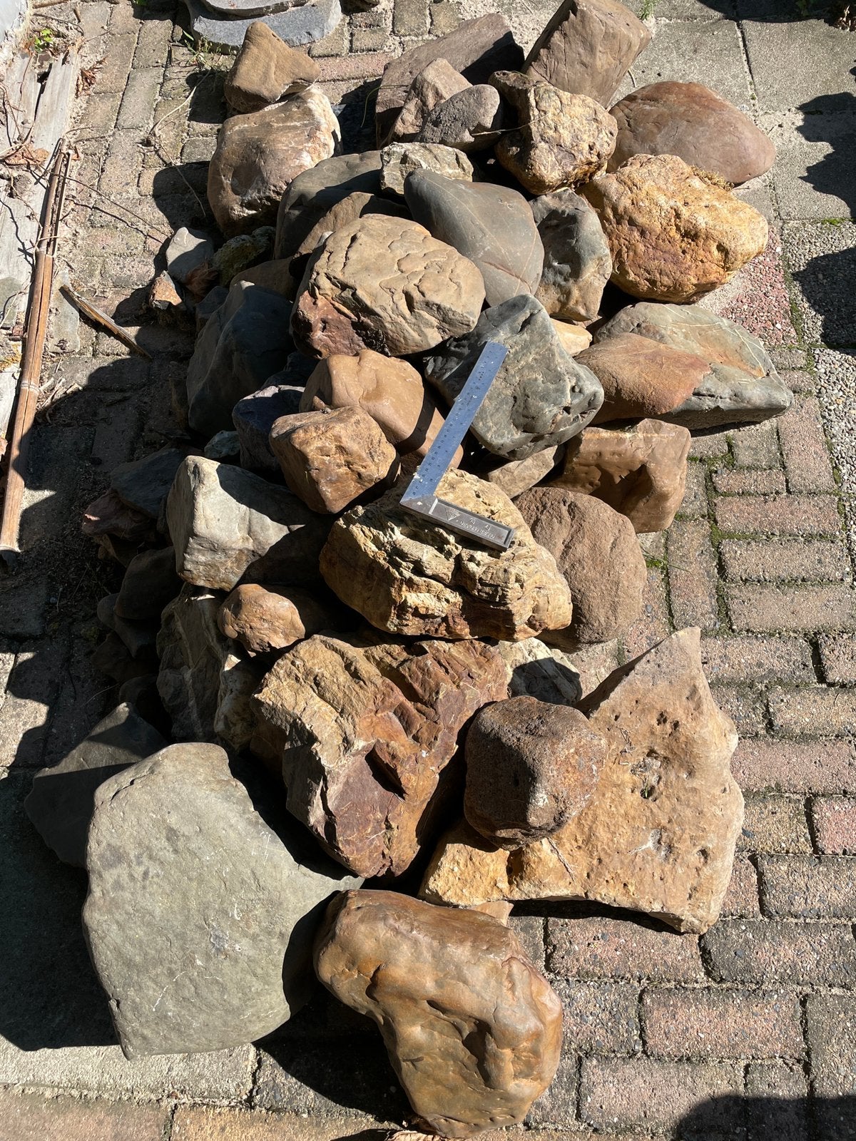 Gratis diverse rotsen, keien, stenen, Ophalen, Overige materialen, Gebruikt, Kei