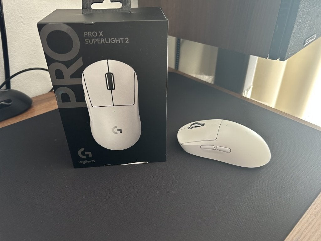 LOGITECH G PRO X SUPERLIGHT 2, Computers en Software, Muizen, Zo goed als nieuw, Muis, Linkshandig, Rechtshandig, Draadloos, Gaming muis