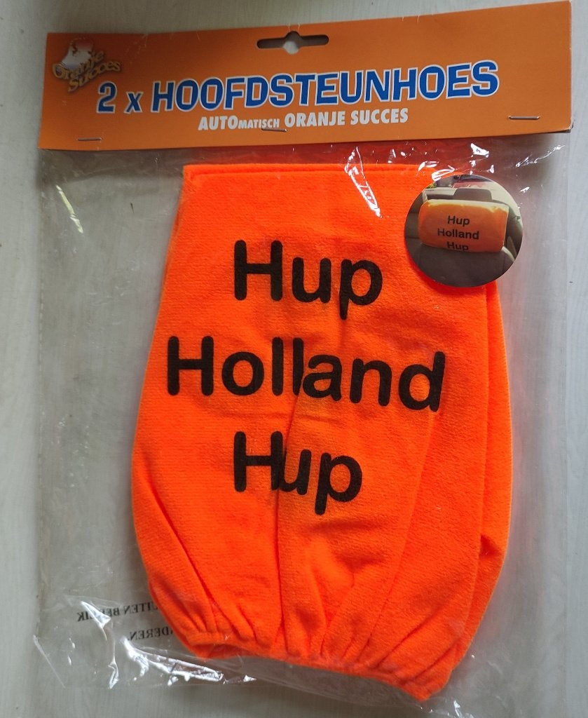 pimp je auto met oranje voetbal hoofdsteunen,hup holland hup, Verzamelen, Sportartikelen en Voetbal, Ophalen of Verzenden, Nieuw