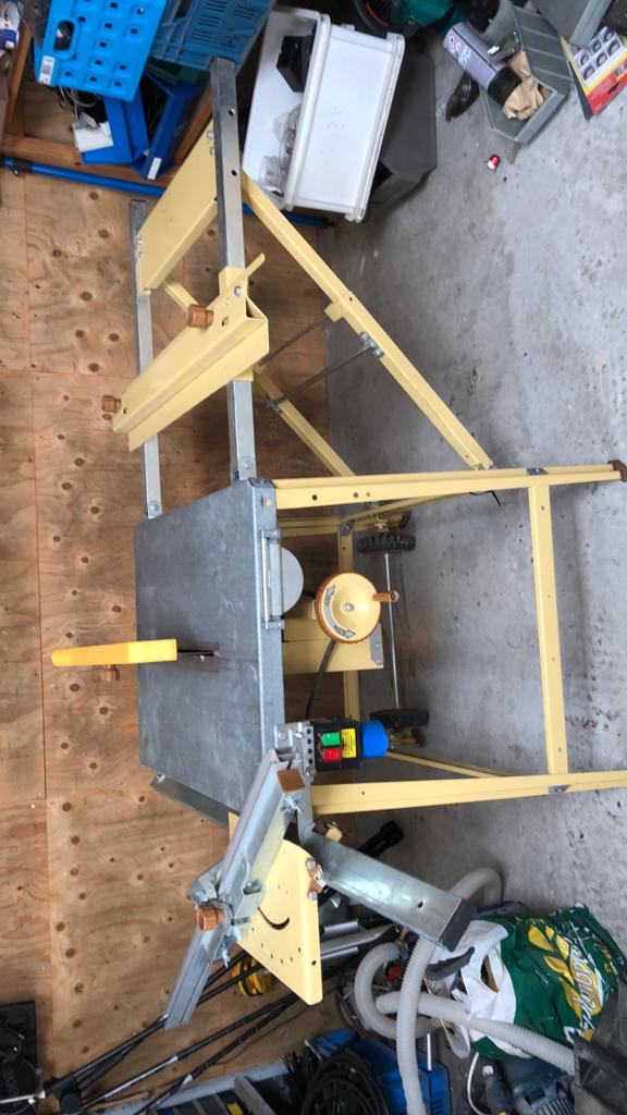 Zaagtafel scheppach tku 1600 wat 230 v, Ophalen, Gebruikt, Cirkelzaag, 70 mm of meer
