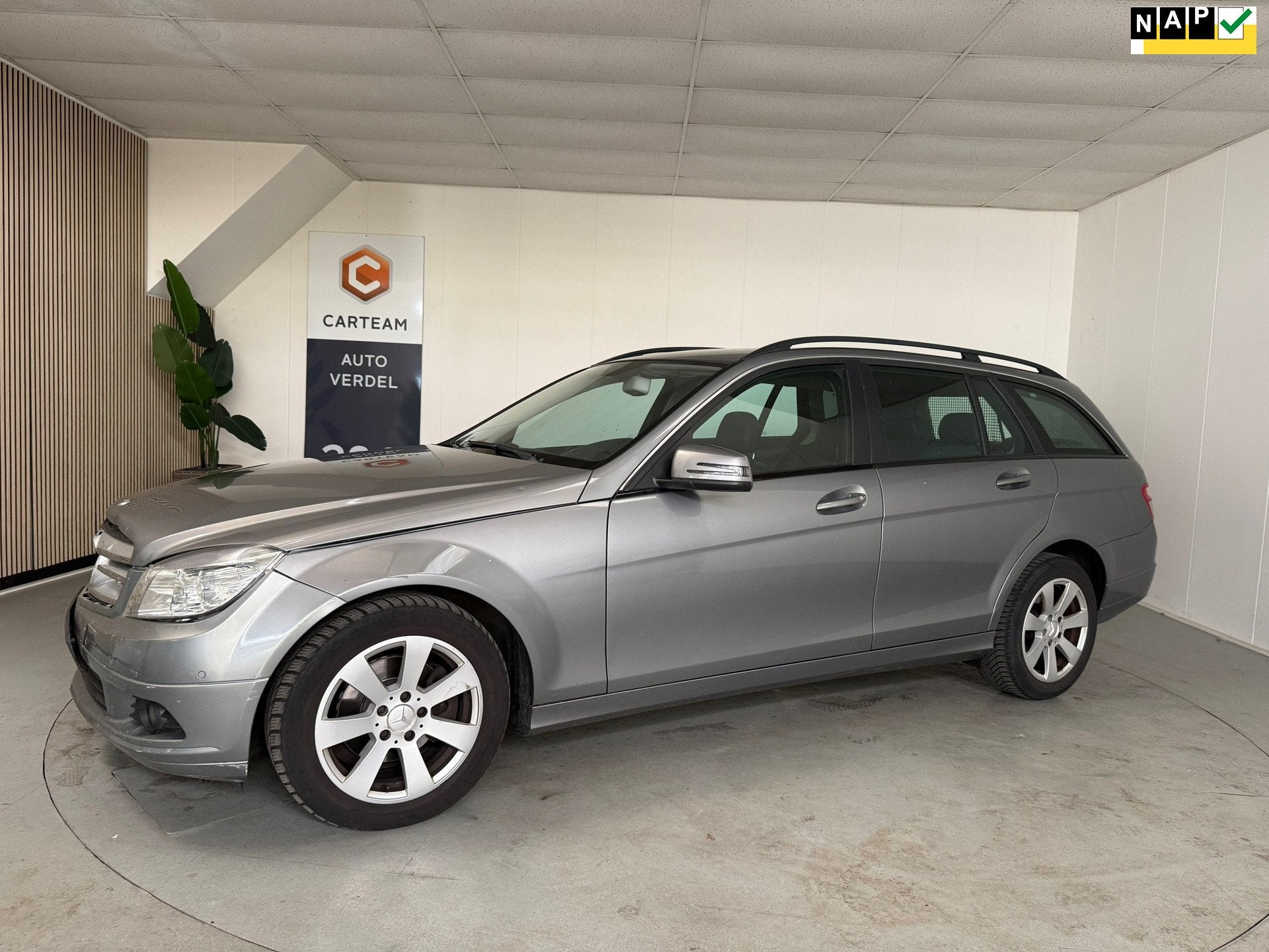 Mercedes-Benz C-klasse Estate 180 K Business Class Airco Aut, Auto's, Automaat, Achterwielaandrijving, 1796 cc, Origineel Nederlands