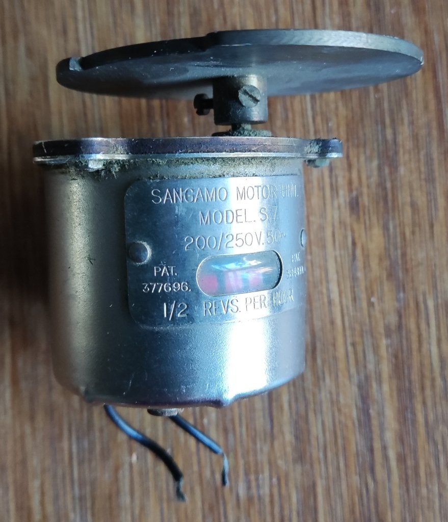 Sangamo motor Unit-Model S7 200/250V ~ 50Hz onderdelen, Ophalen of Verzenden, Gebruikt
