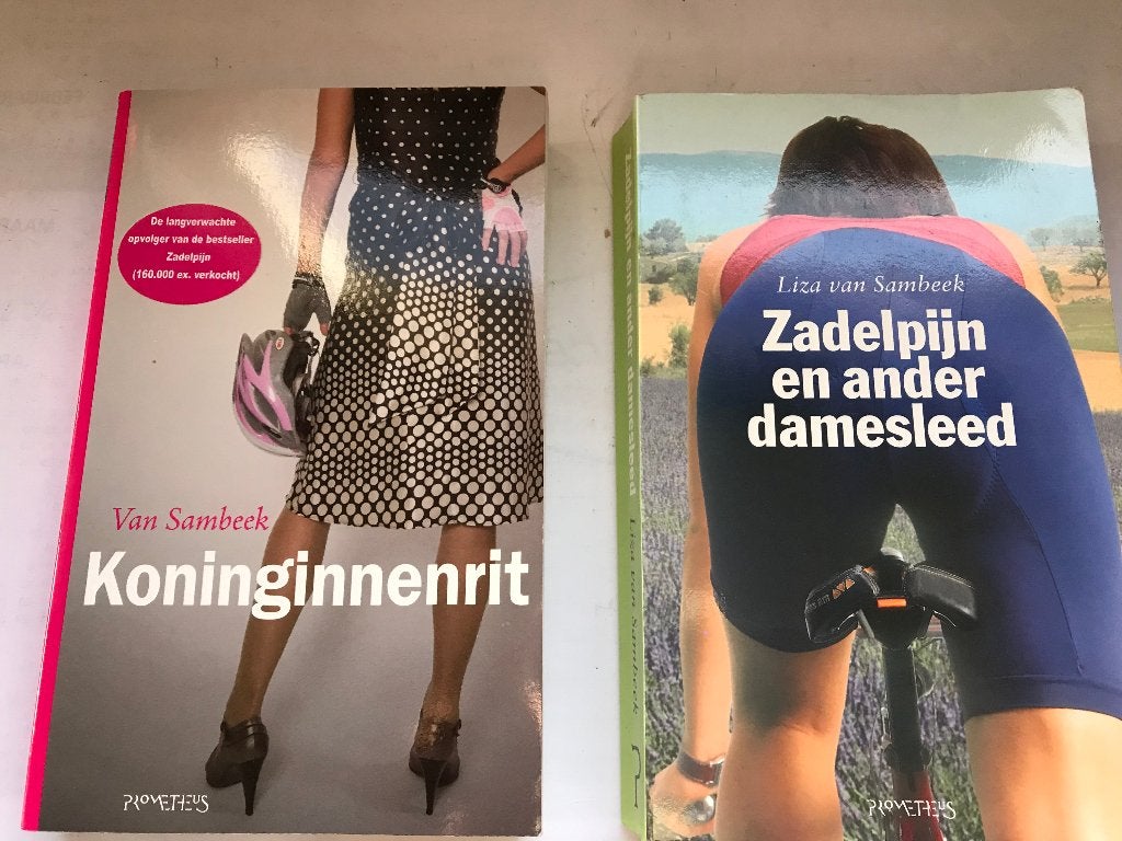 Koninginnenrit & Zadelpijn en anders damesleed L v. Sambeek, Boeken, Ophalen of Verzenden, Gelezen, Liza van Sambeek, Nederland