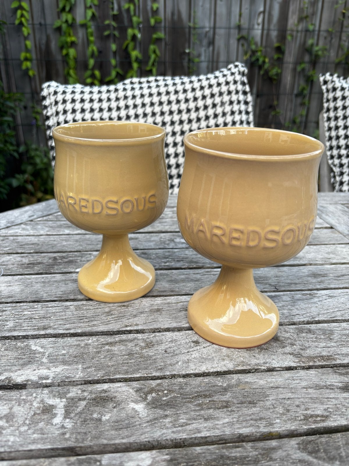 Set van 2 Maredsous Bierkelken, Ophalen