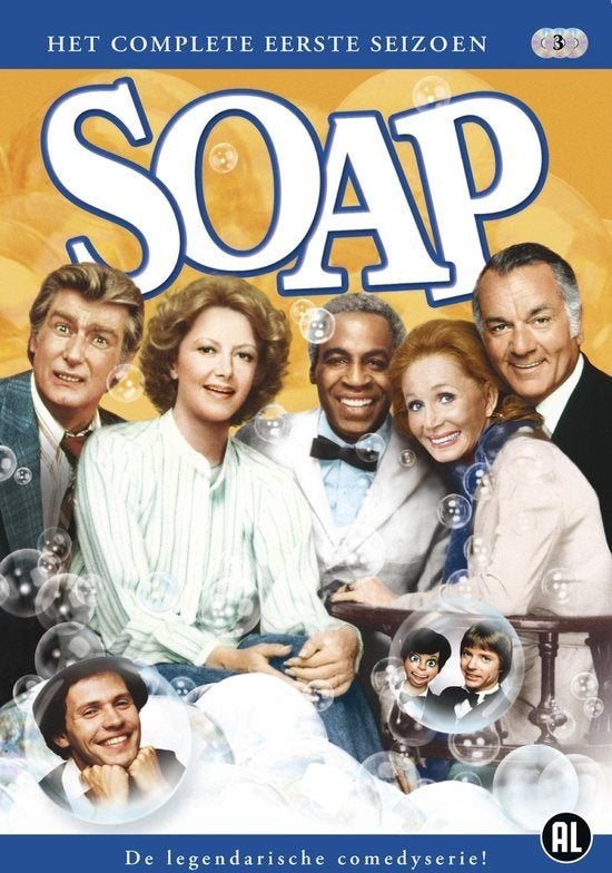 Soap - Seizoen 1 (1977) 3xDVD BOX Jaren 70 Sitcom TV-Serie, Cd's en Dvd's, Engels, Seizoen 1, Alle leeftijden, Nederlands