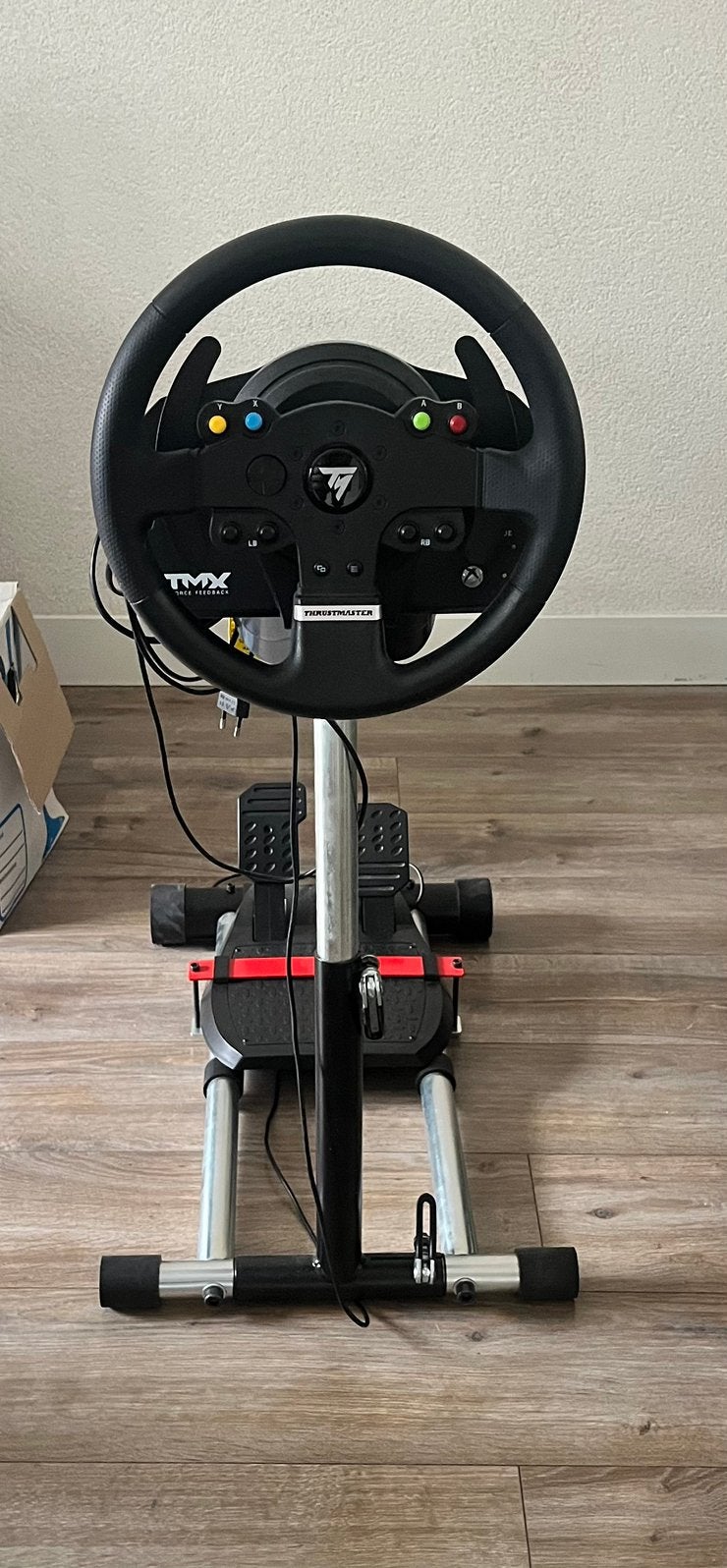 Thrustmaster TMX Force Feedback racestuur met Wheel Stand Pr, Racestuur, Xbox, Force feedback, Ophalen of Verzenden