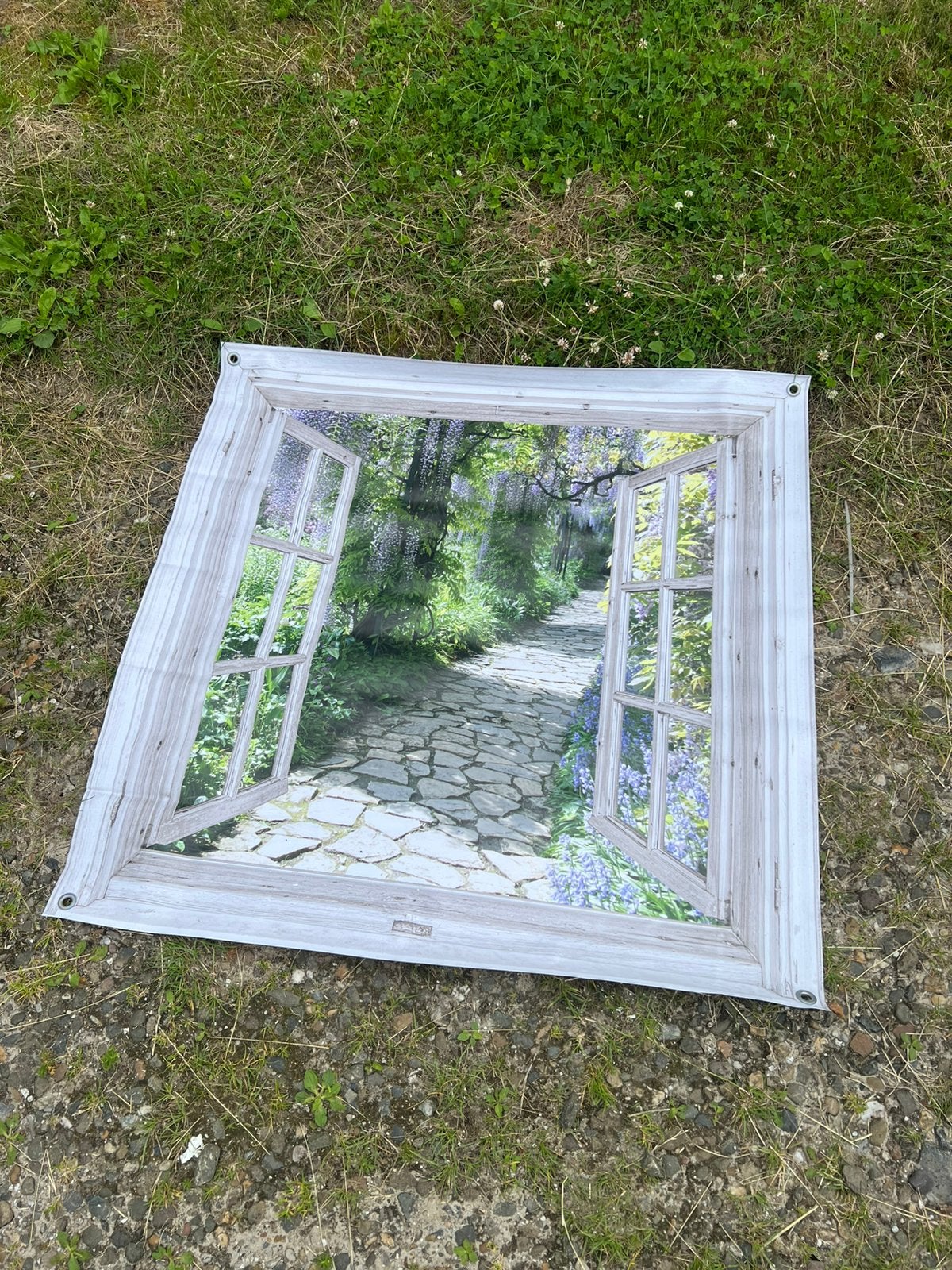 Tuinposter doorkijk pad €15,/, Ophalen, Nieuw