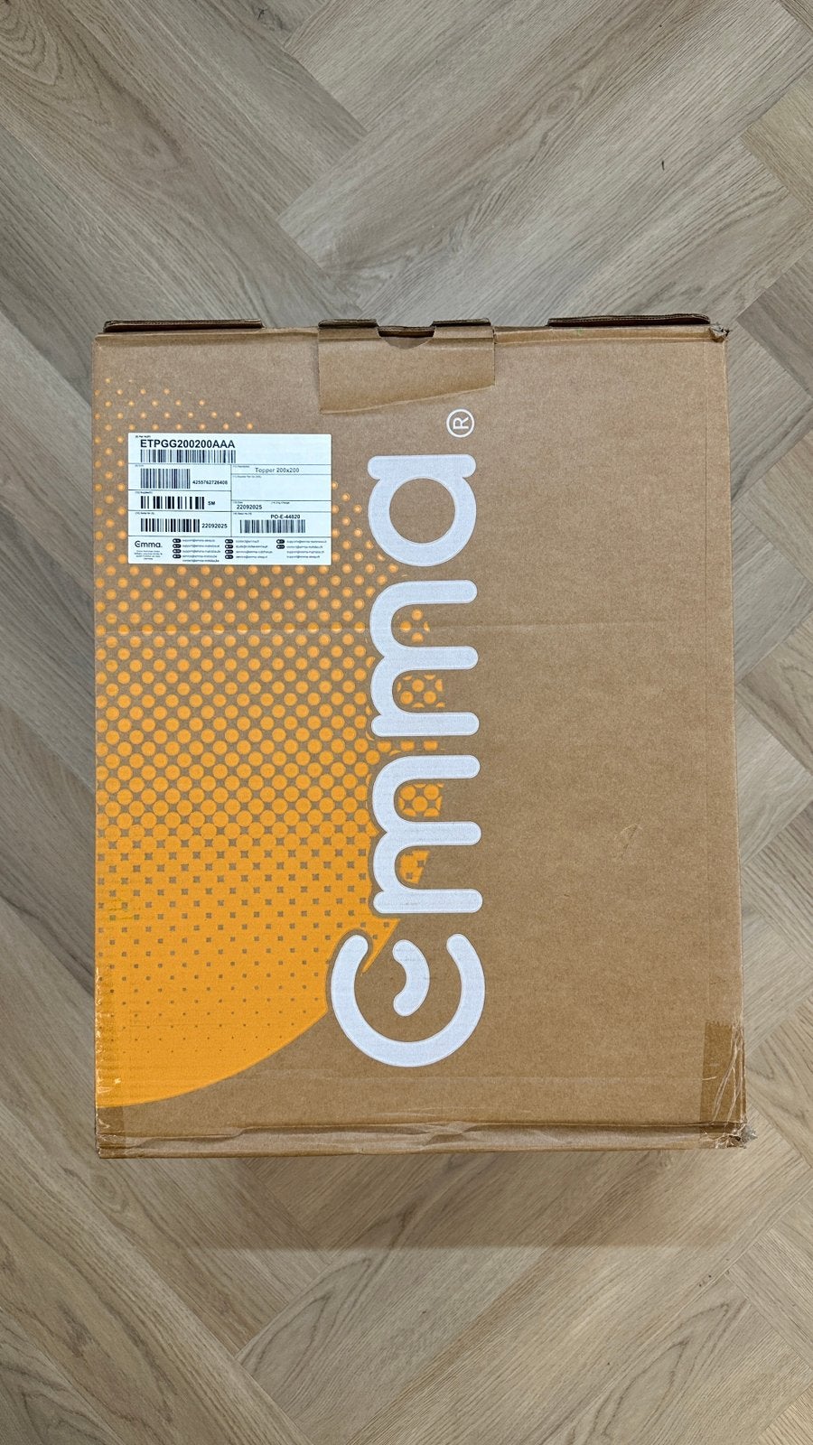 Emma Sleep TOPPER 200x200 AirGrid, Ophalen, Wit, Overige maten, Stof