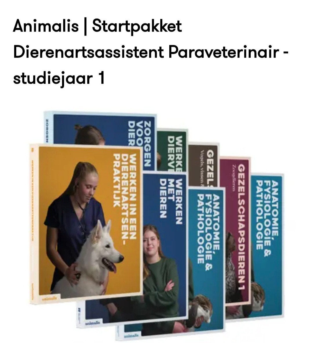 Animalis Startpakket Dierenartsassistent Paraveterinair, Ophalen, Nieuw, MBO
