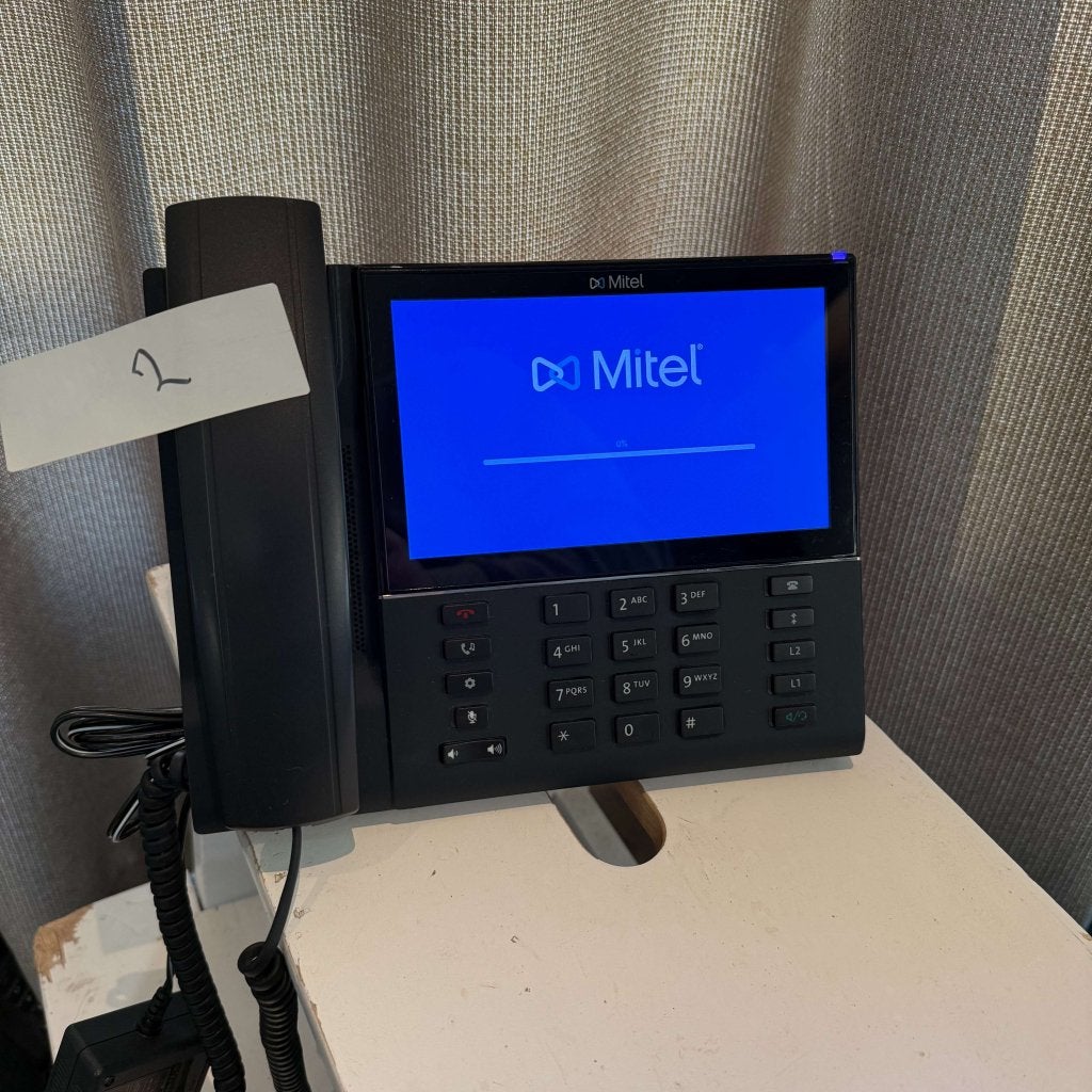 18 x Mitel 6873i high-end SIP-telefoon in zeer goede staat, Gebruikt, Telefoon, Ophalen of Verzenden, Guaestus Trading