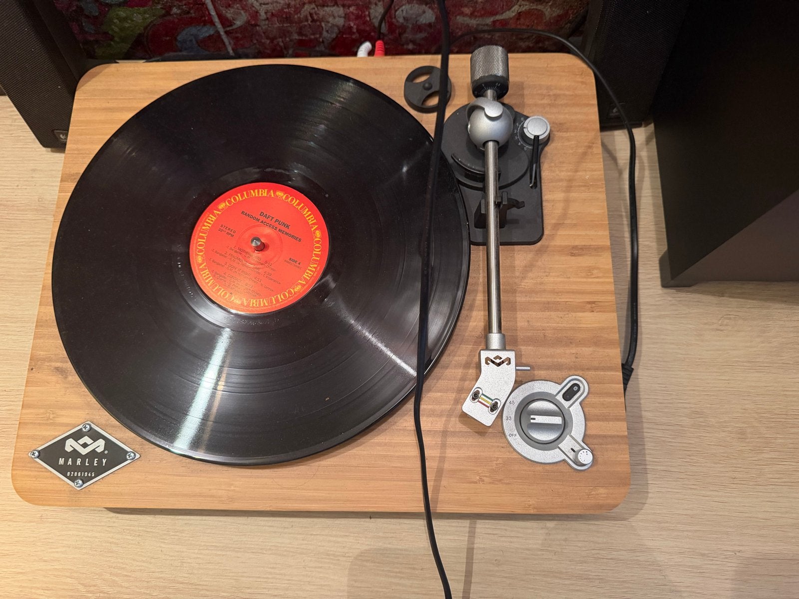 House of Marley Stir It Up Platenspeler met Bluetooth Speake, Overige merken, Ophalen of Verzenden, Zo goed als nieuw, USB-aansluiting