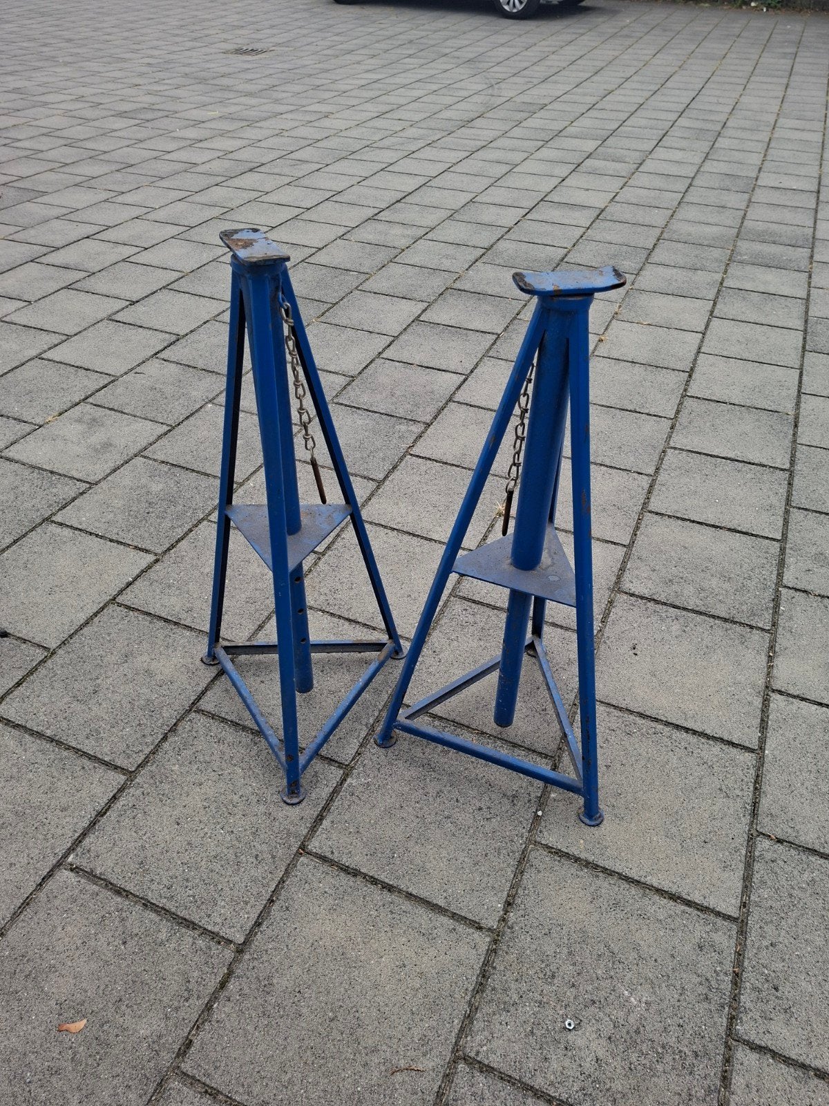 Set van 2 garage bokken / assteunen, Auto diversen, Ophalen