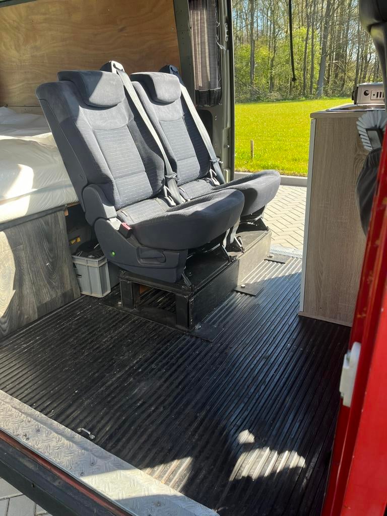 Achterbank camper, Ophalen, Gebruikt