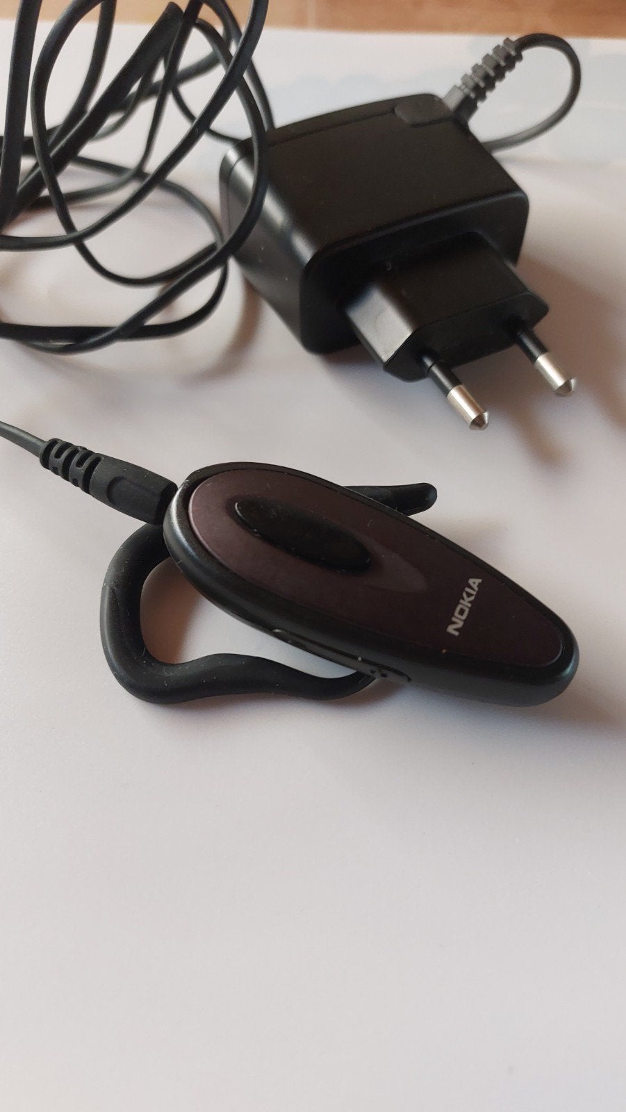 Nokia Bluetooth Headset met Oplader, Ophalen of Verzenden, Gebruikt, Overige typen, Nokia
