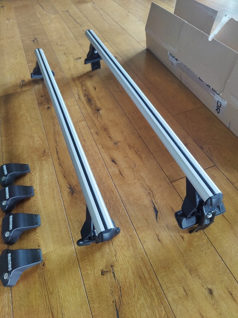 Menabo dakdragerset Omega aluminium voor Fiat Punto 3deurs, Ophalen of Verzenden, Zo goed als nieuw