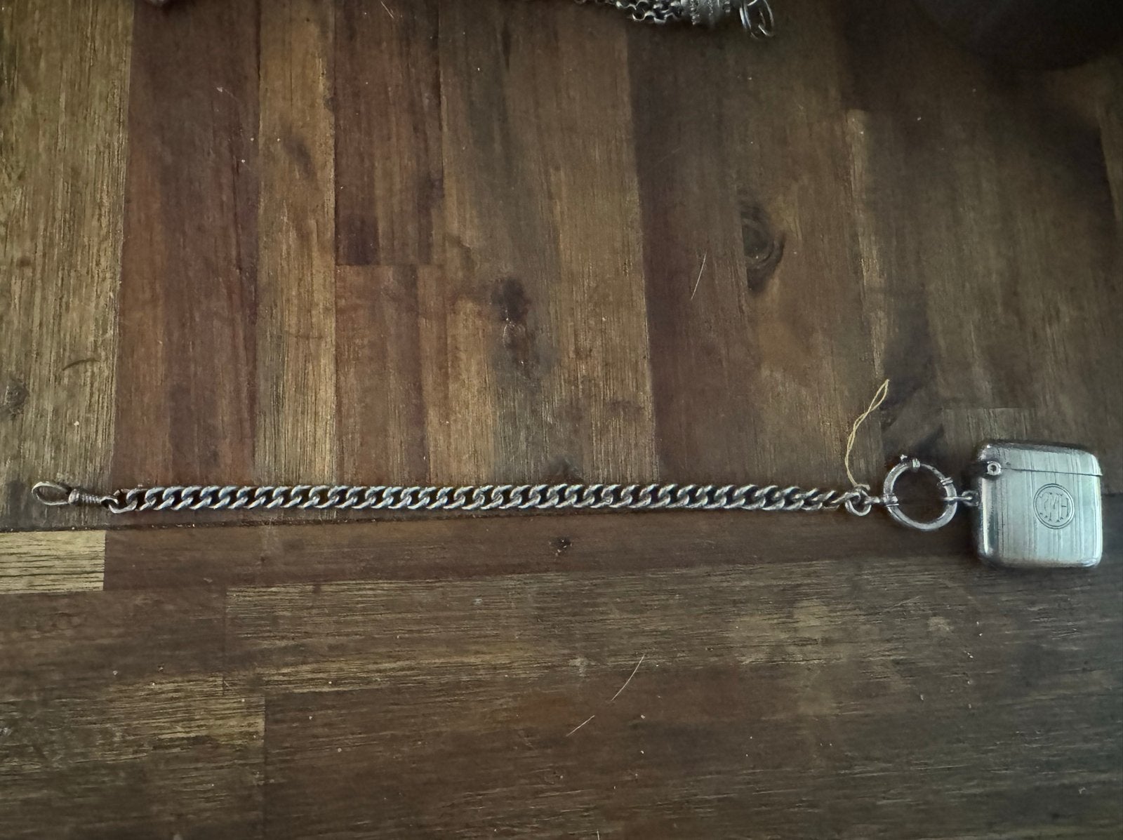 Mooi zilveren zakhorloge ketting, Antiek en Kunst, Ophalen of Verzenden, Zilver