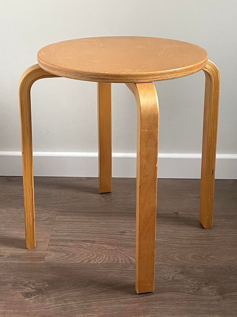 Vintage Ikea Frosta Kruk Krukje Ophalen / Verzenden Mogelijk, Huis en Inrichting, Krukjes, Ophalen, Zo goed als nieuw, Hout