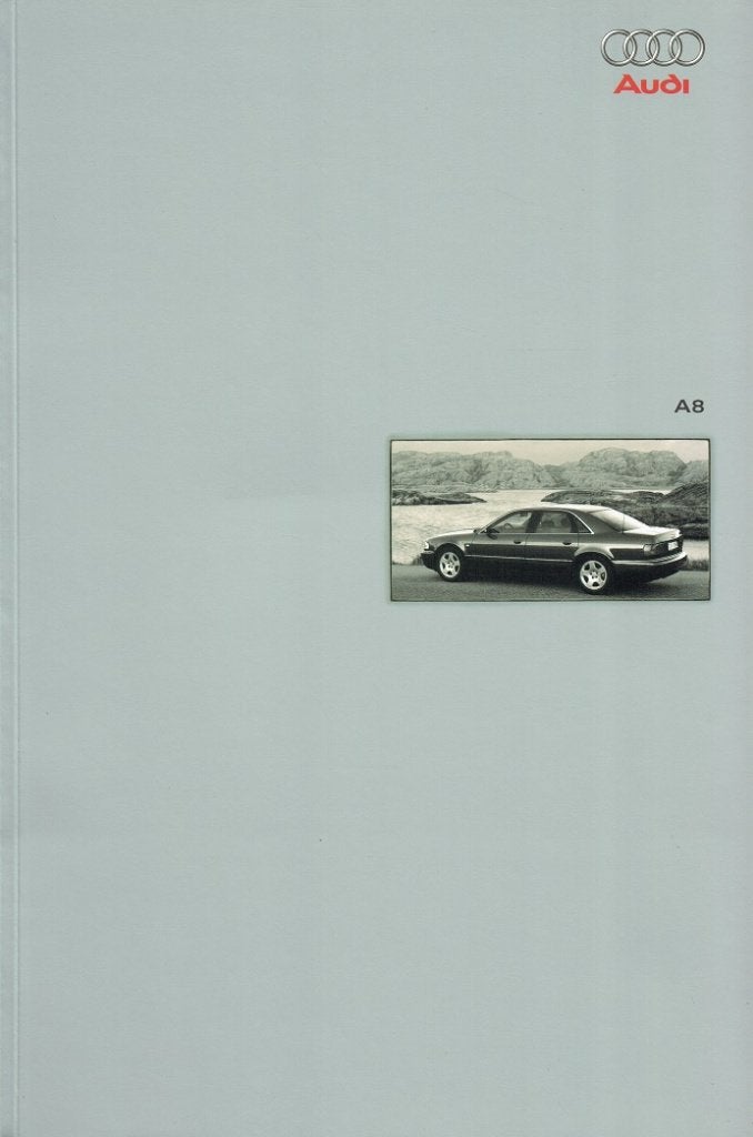 Folder Audi A8 (2000), Verzenden, Gelezen, Audi