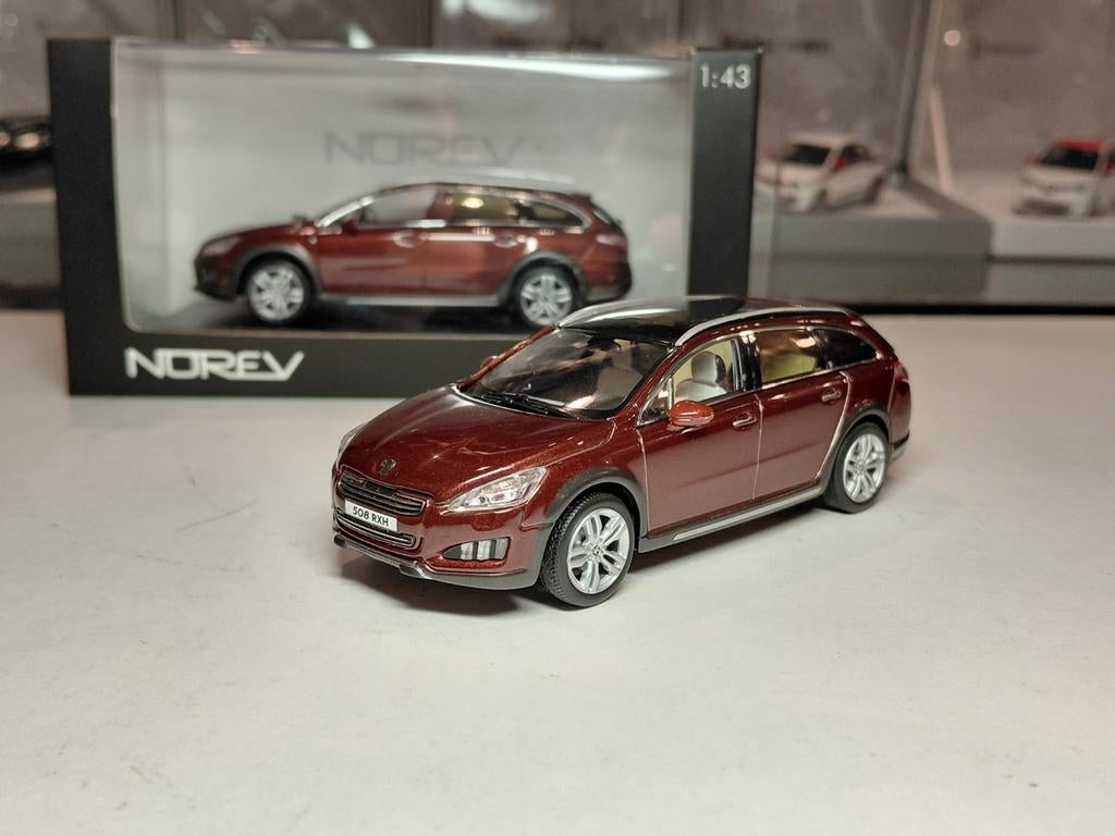 Peugeot 508 sw RXH ph1 2011-2014 Brun Calern 1/43 Norev, Ophalen of Verzenden, Zo goed als nieuw, Auto, Norev