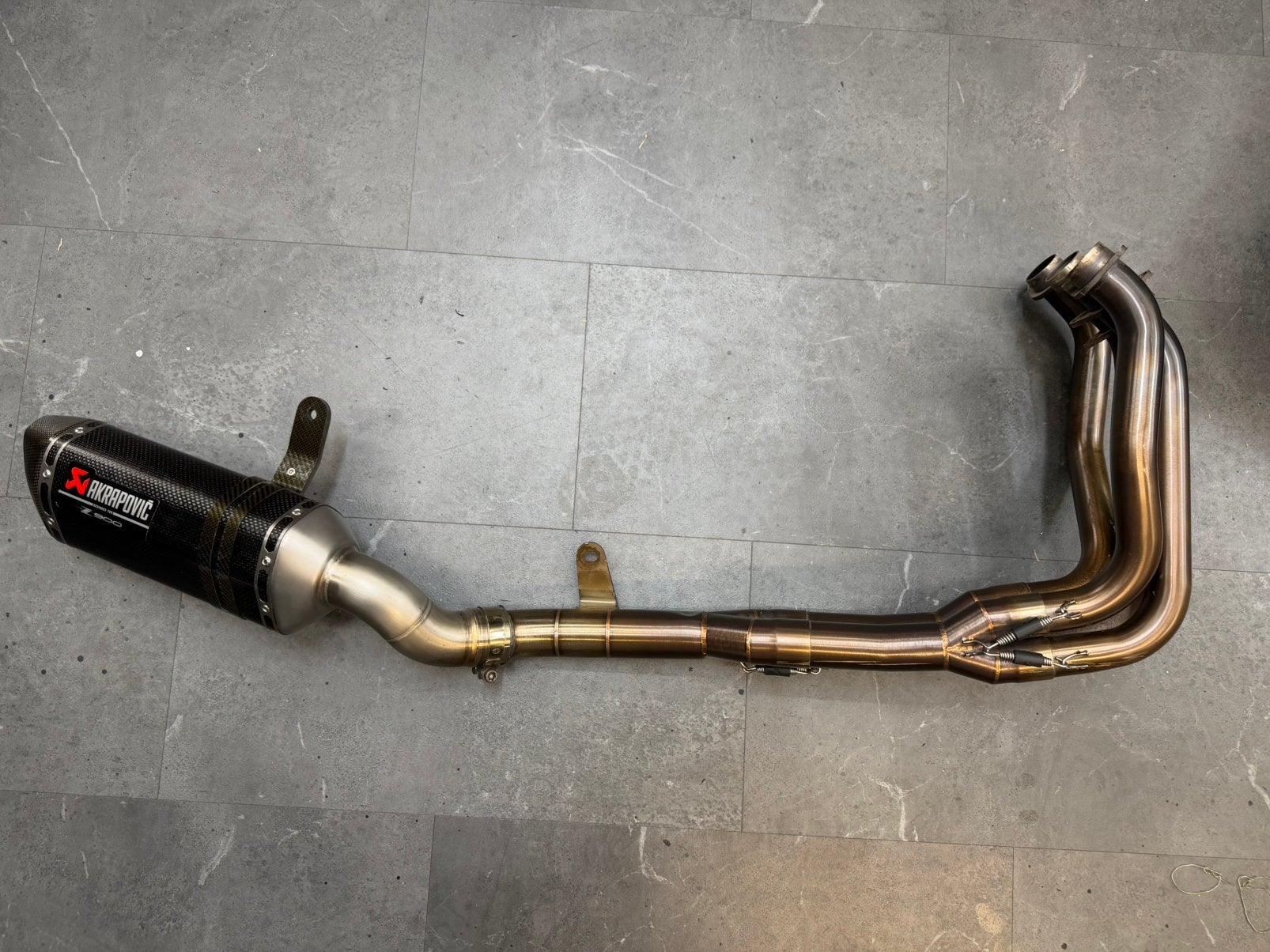 Open uitlaat met Akrapovic demper Kawasaki Z900 Z 900, Ophalen, Gebruikt