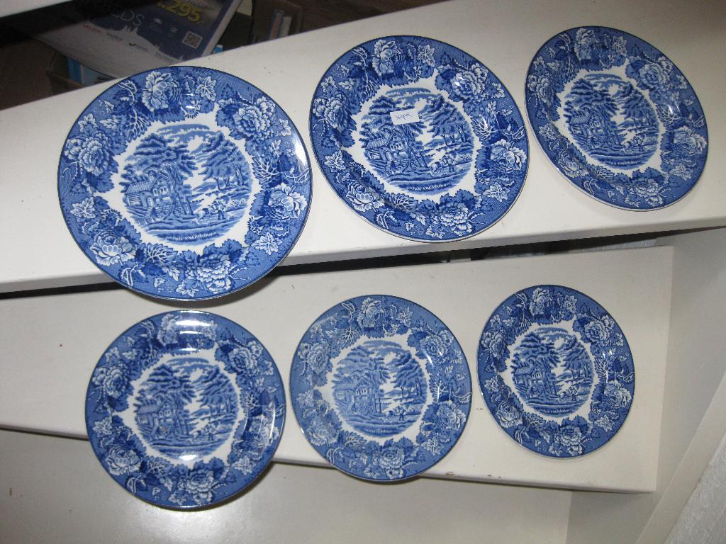 Wood & Sons English Scenery Servies Borden, Ophalen