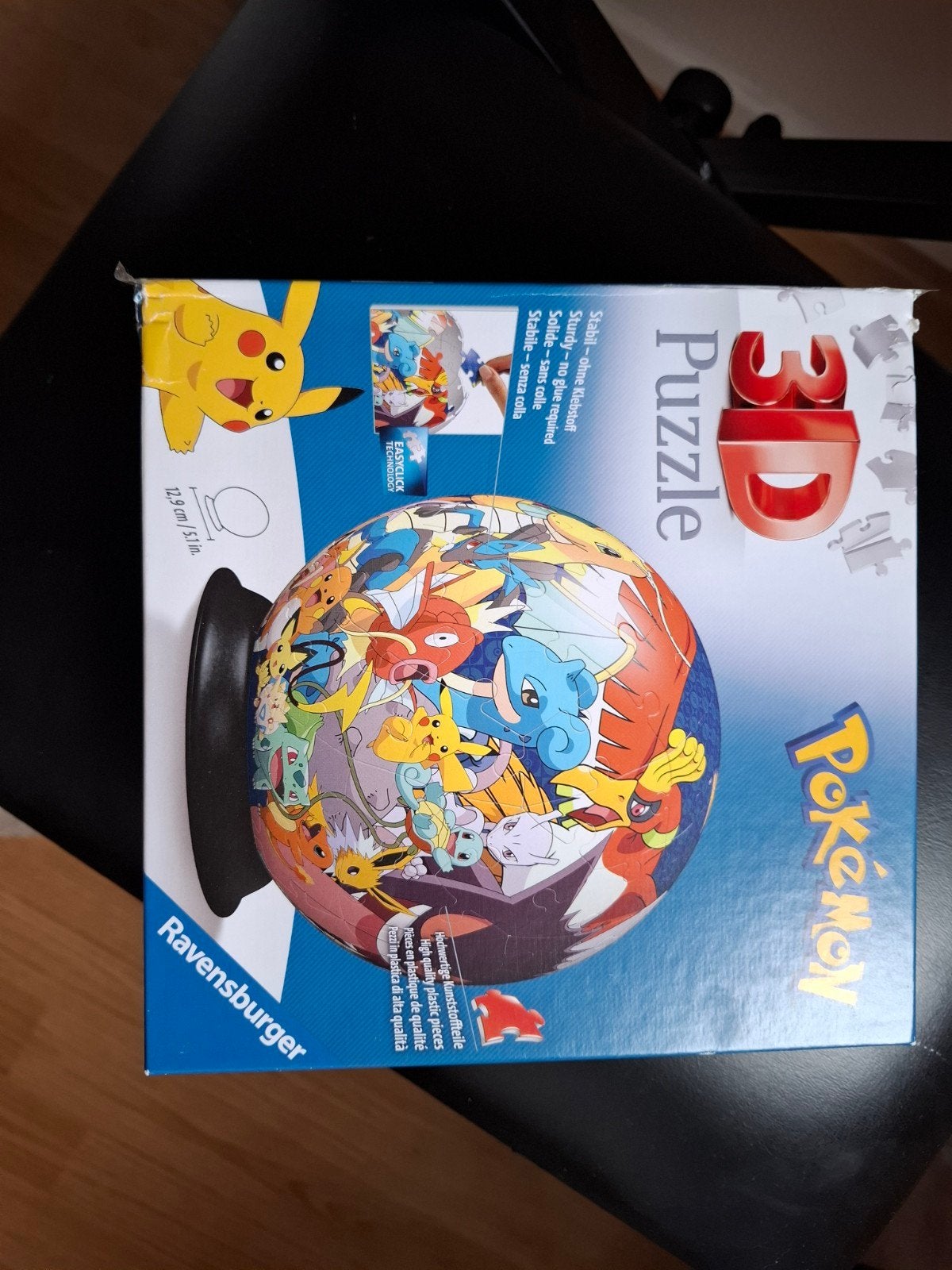 pokemon 3D puzzel bal, Ophalen of Verzenden, Meer dan 50 stukjes, Zo goed als nieuw, 6 jaar of ouder