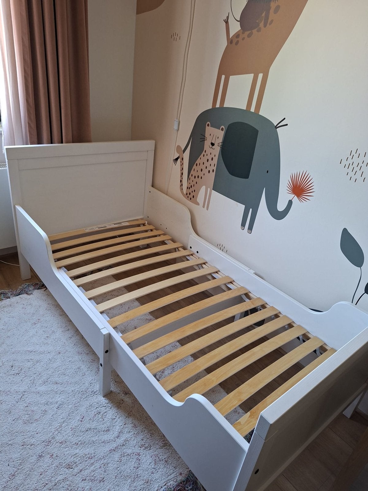 Ikea sundvik meegroeibed met lattenbodem (IKEA LURÖY), Ophalen, Gebruikt, 70 tot 85 cm, Lattenbodem