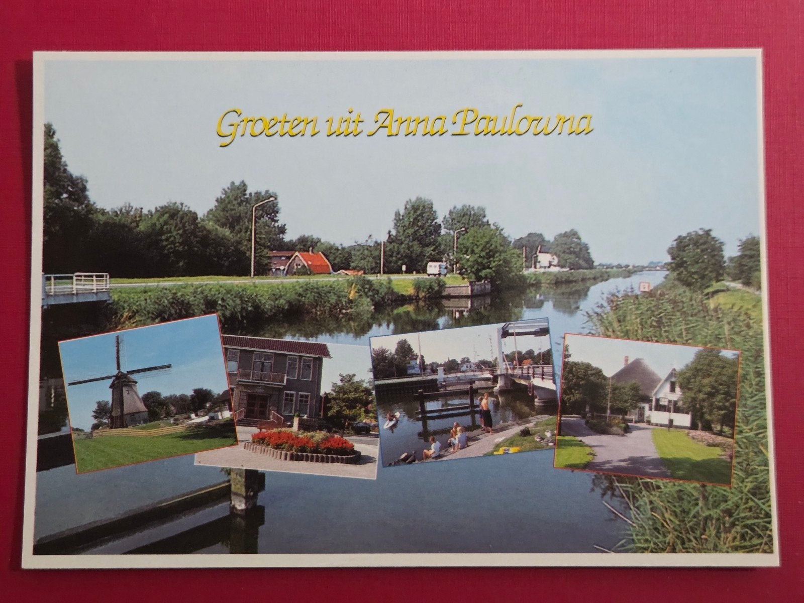 Anna Paulowna 5-luik met Lage Oude Veer, Verzamelen, Ansichtkaarten | Nederland, Verzenden, 1960 tot 1980, Utrecht
