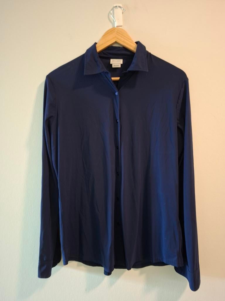 Bellamy donkerblauwe travelstof blouse, maat XXL, Blauw, Maat 46/48 (XL) of groter, Bellamy, Ophalen of Verzenden