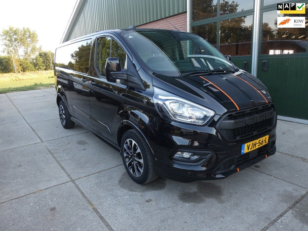 Ford Transit Custom 320 2.0 TDCI L2H1 Sport* navi/cam*xenon*, Auto's, Dealer onderhouden, 15 km/l, 4 cilinders, Leder en Stof