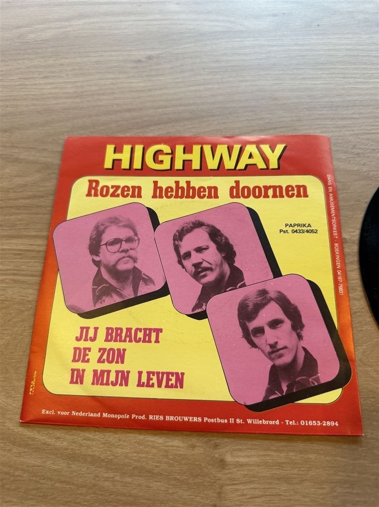 Highway - Rozen hebben doornen, Ophalen of Verzenden, Zo goed als nieuw, Nederlandstalig