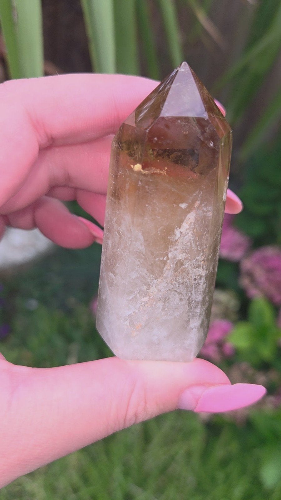 citrien toren (echte citrien), Verzamelen, Mineralen en Fossielen, Ophalen of Verzenden