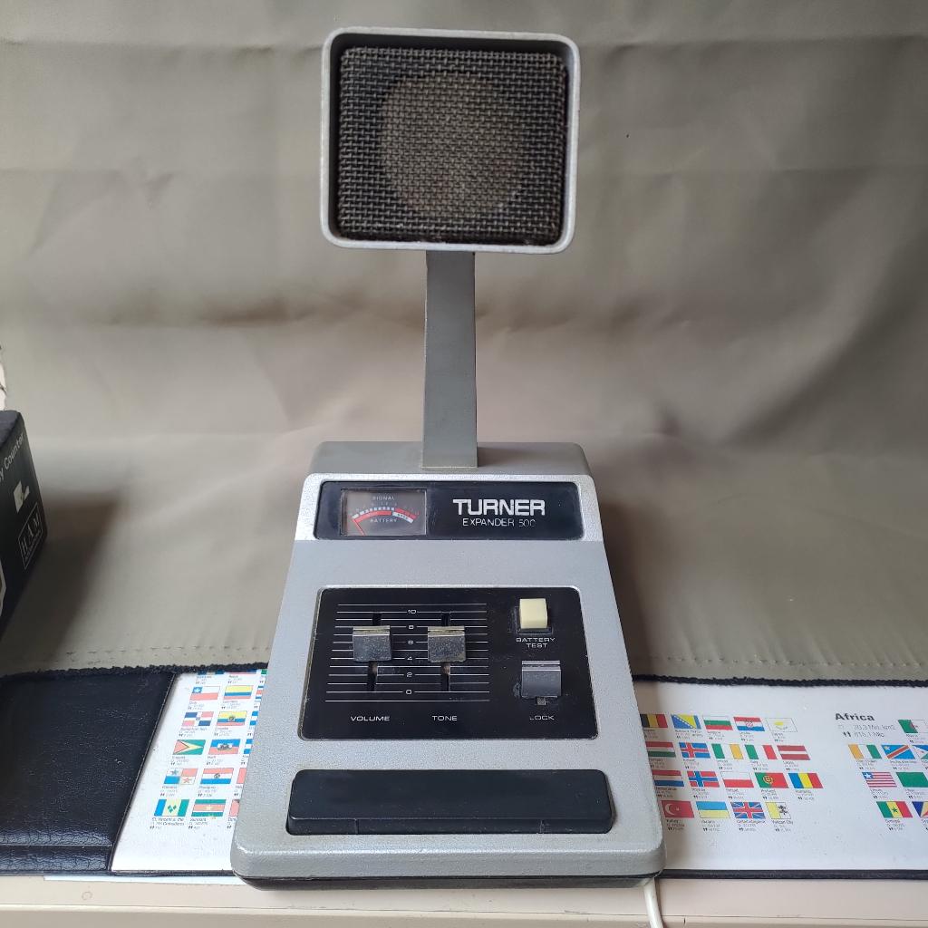 Turner Expander 500 microfoon, Ophalen, Gebruikt