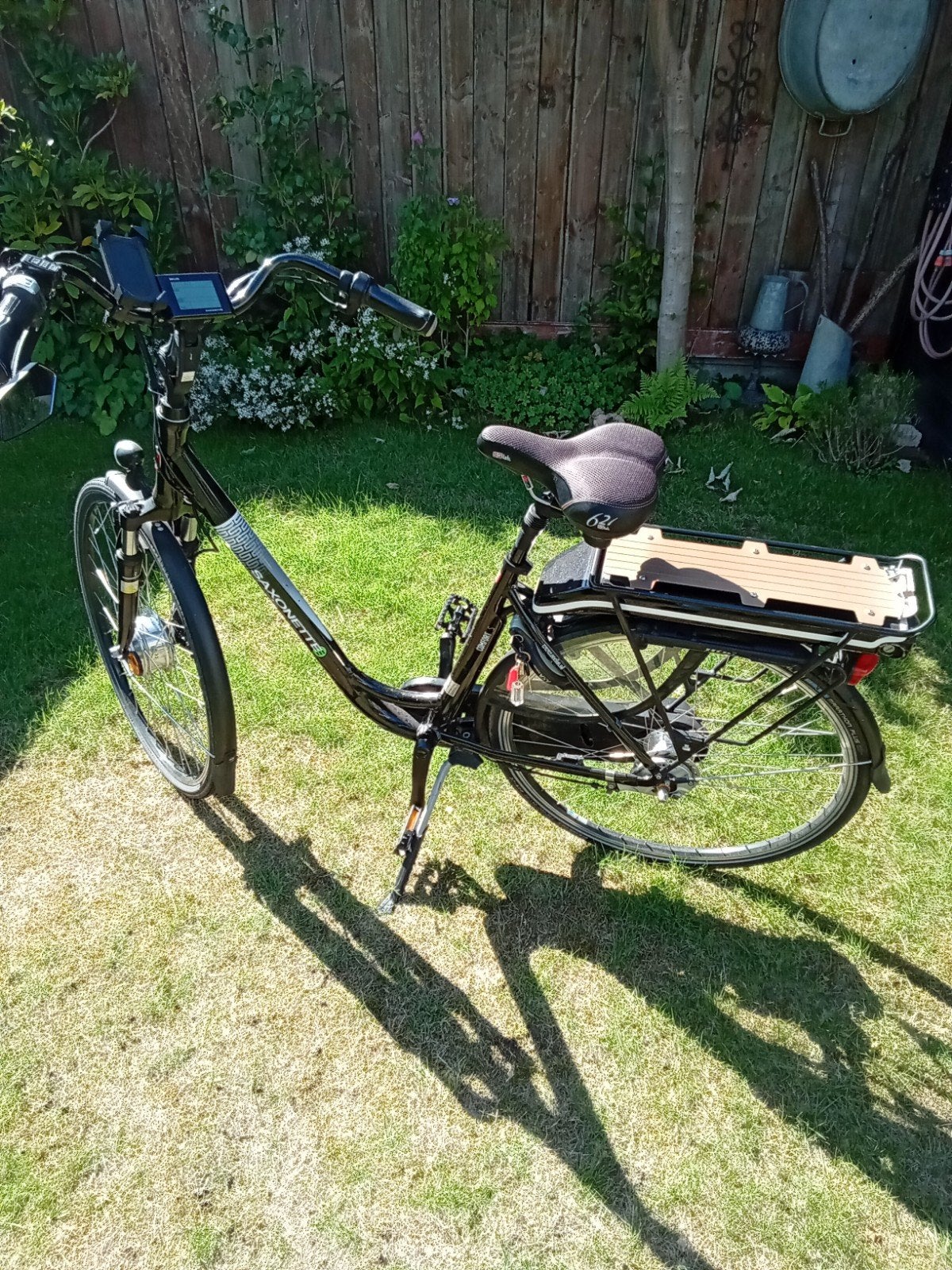 Saxonette elektrische fiets met handgas en kenteken, Fietsen en Brommers, Elektrische fietsen, Ophalen, Gebruikt, Overige merken