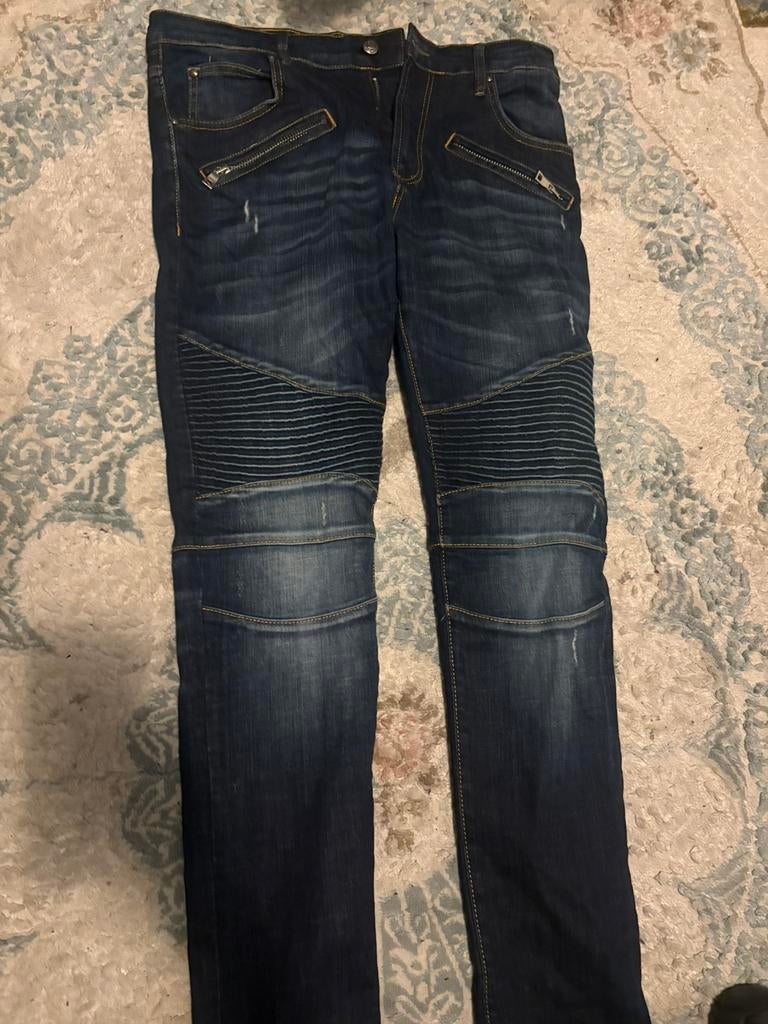 Balmain broek, Ophalen of Verzenden, Zo goed als nieuw, Blauw, W30 - W32 (confectie 38/40)