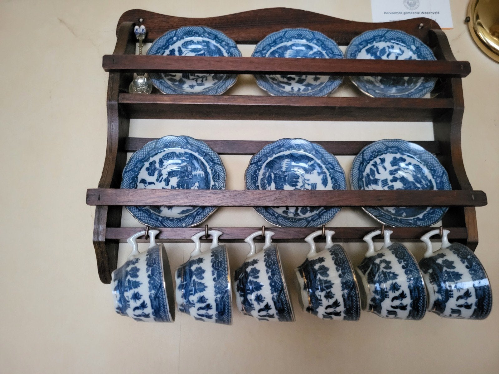 Kop en schotelrek, Ophalen of Verzenden