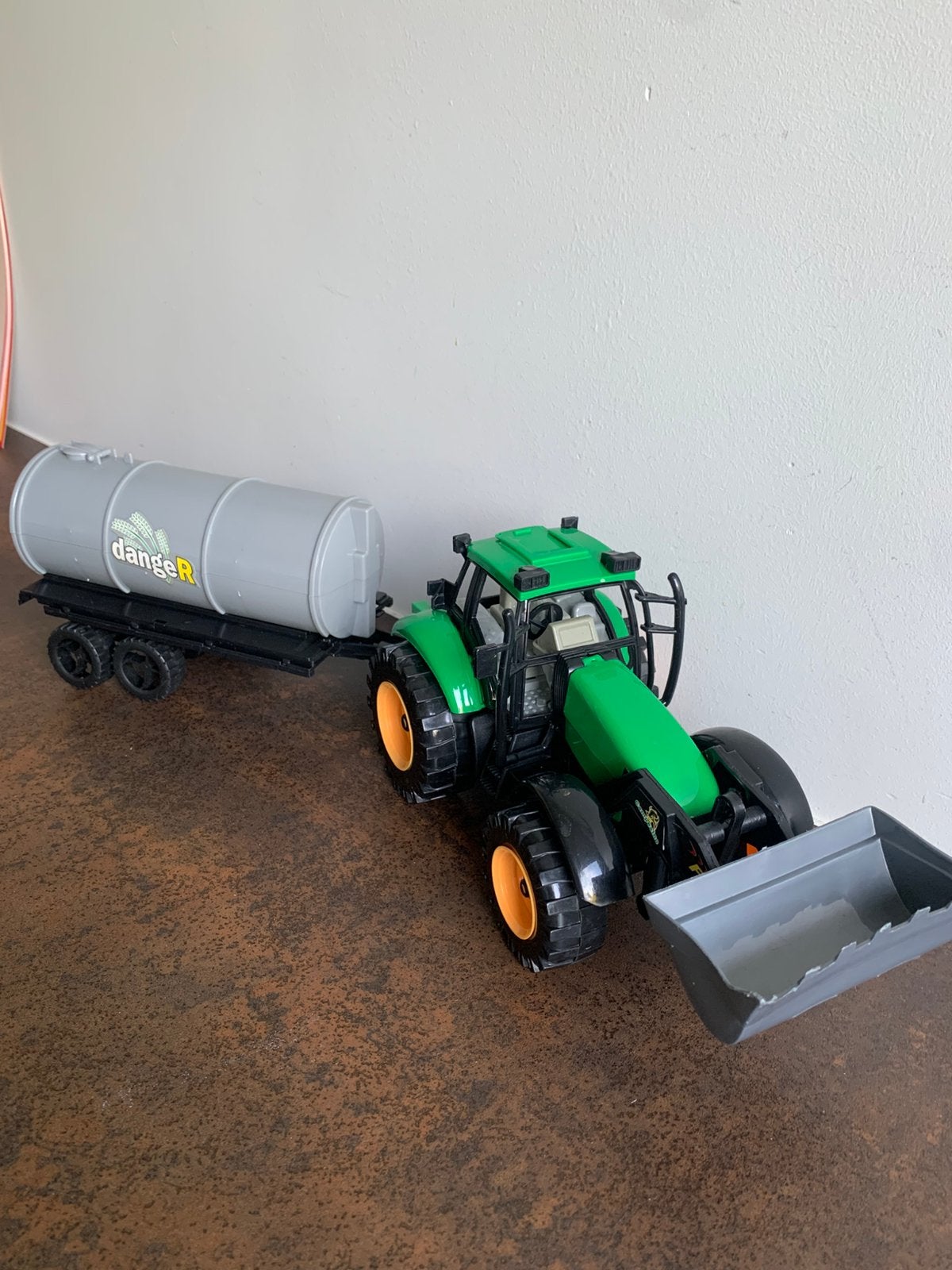 Speelgoed Tractor met tankwagen, Ophalen of Verzenden, Gebruikt