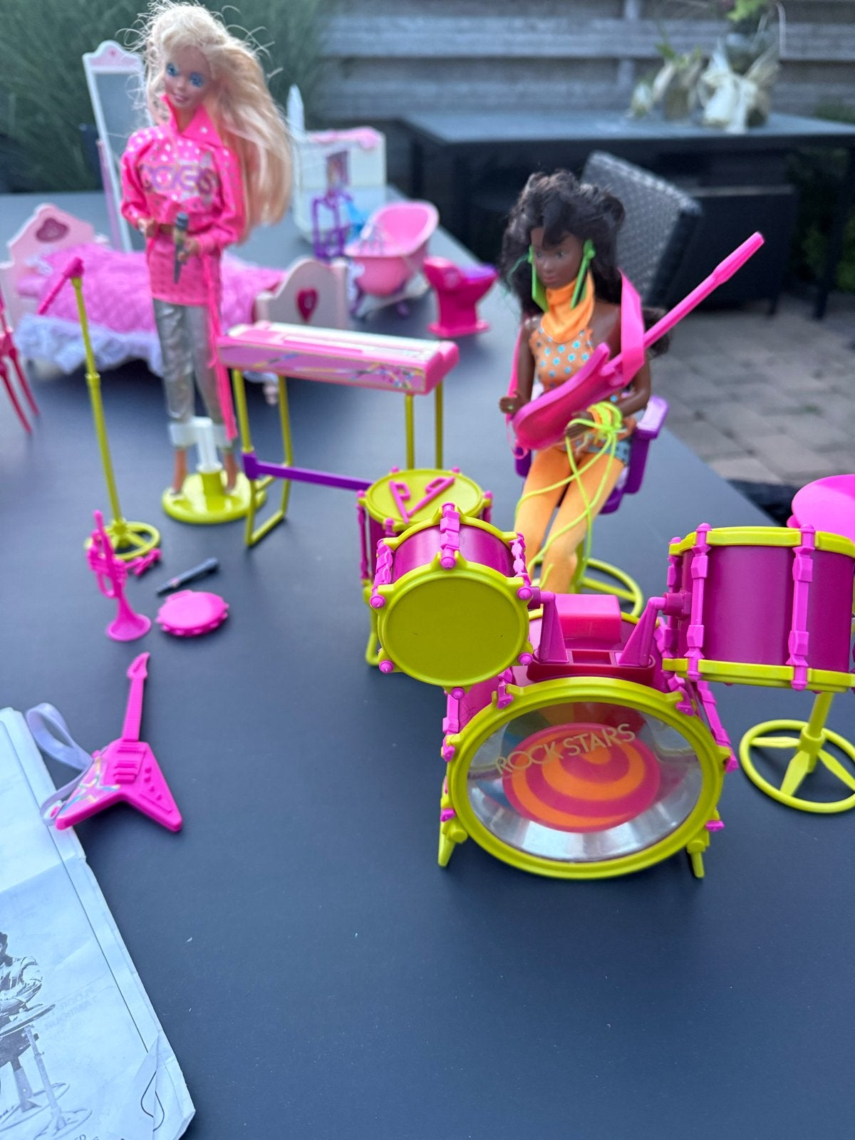 Foto 2 van Vintage Popster Rockband Barbie Set - 1985