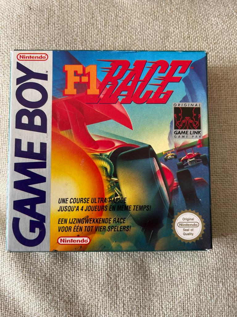 F1 Race - Nintendo Game Boy (compleet met doos en handleidin, Spelcomputers en Games, Games | Nintendo Game Boy, Racen en Vliegen