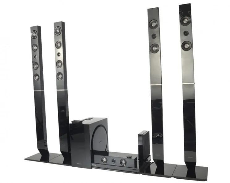 Samsung Home Cinema Systeem met 5.1 Surround Sound, 70 watt of meer, Zo goed als nieuw, 5.1-systeem, Dvd-speler