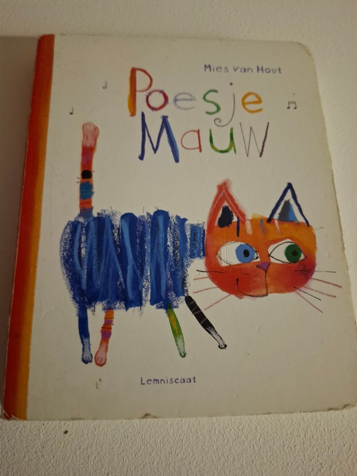 Poesje Mauw - Liedjesboek met kleurrijke dierenprenten, Non-fictie, Jongen of Meisje, Mies van Hout, Ophalen of Verzenden