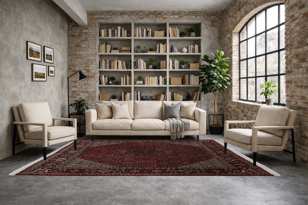 Perzisch tapijt - Bidjar - 245 x 252 cm - Handgeknoopt, -, -, Vierkant, 200 cm of meer