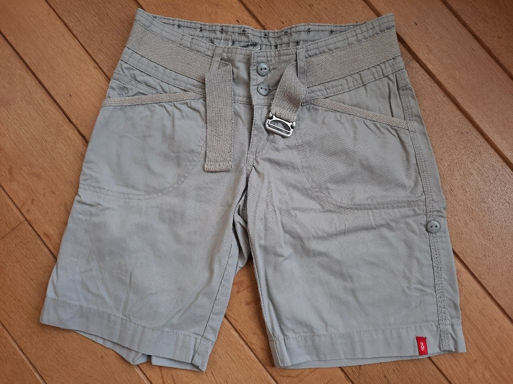EDC by Esprit bermuda short licht grijs maat 34 - nieuw -, Nieuw, Ophalen of Verzenden, W27 (confectie 34) of kleiner, Grijs
