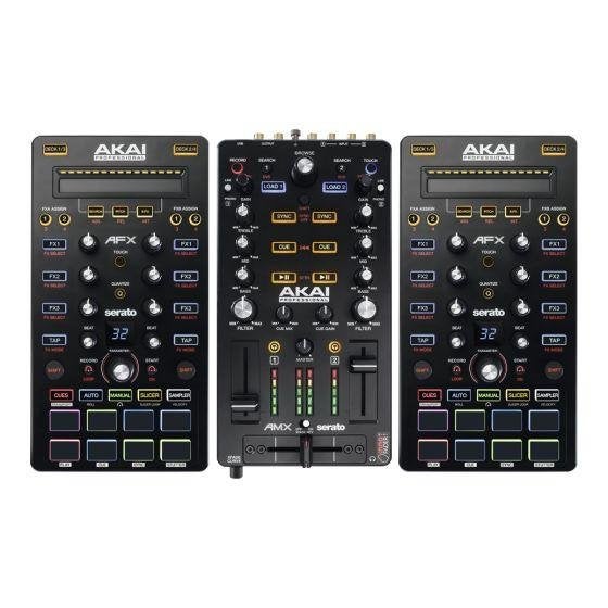 Akai Professional AMX + 2 x AFX DJ Controllers, Ophalen of Verzenden, Zo goed als nieuw, Dj-set, Overige merken