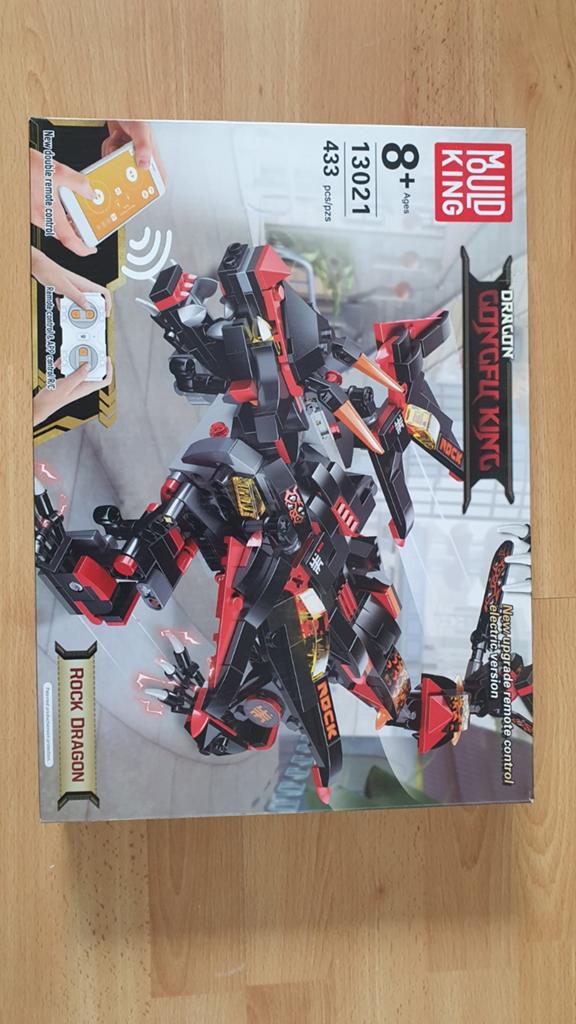 Mould King Rock Dragon Bouwset met Afstandsbediening, Ophalen of Verzenden