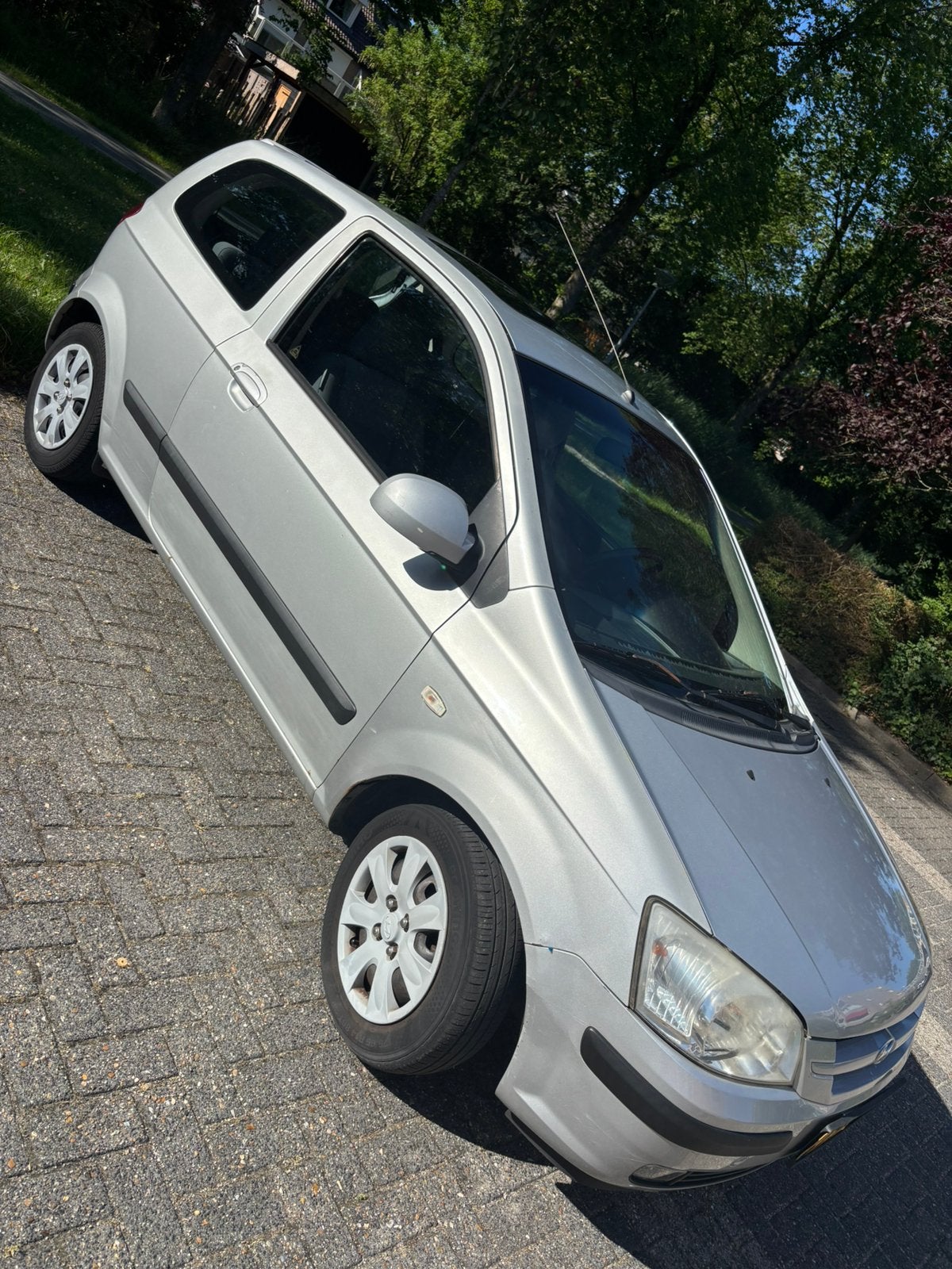 Hyundai Getz 1.3 3DRS 2005 Grijs, Auto's, Hyundai, Particulier, Getz, Benzine, B, Hatchback, Handgeschakeld, Origineel Nederlands
