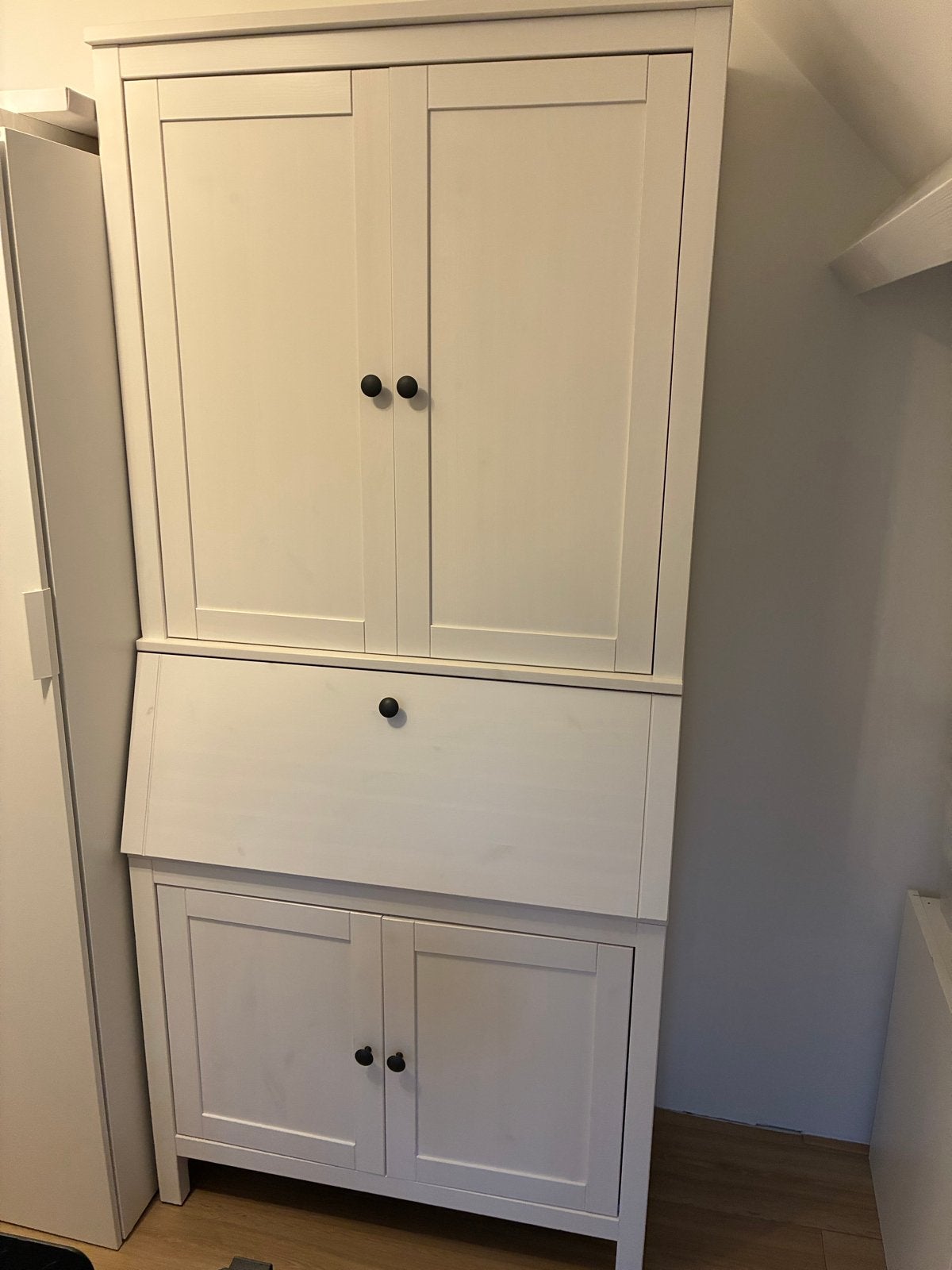 IKEA Computerkast - Wit 200x90, Ophalen, Zo goed als nieuw